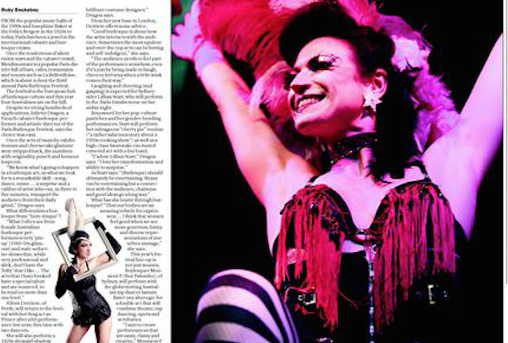 Australians at the Paris Burlesque Festival (Sydney Morning Herald)